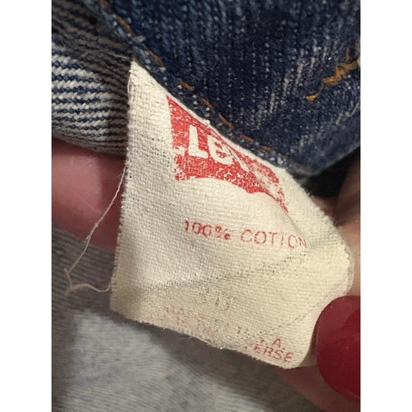 VTG Levi's Type III Trucker Denim Jean Jacket 70505 2016 USA 70s-80s Medium Wash - Picture 13 of 16